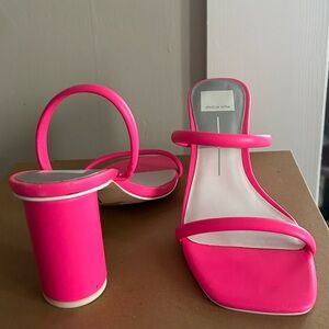 Barbie hot pink Dolce Vita block heels